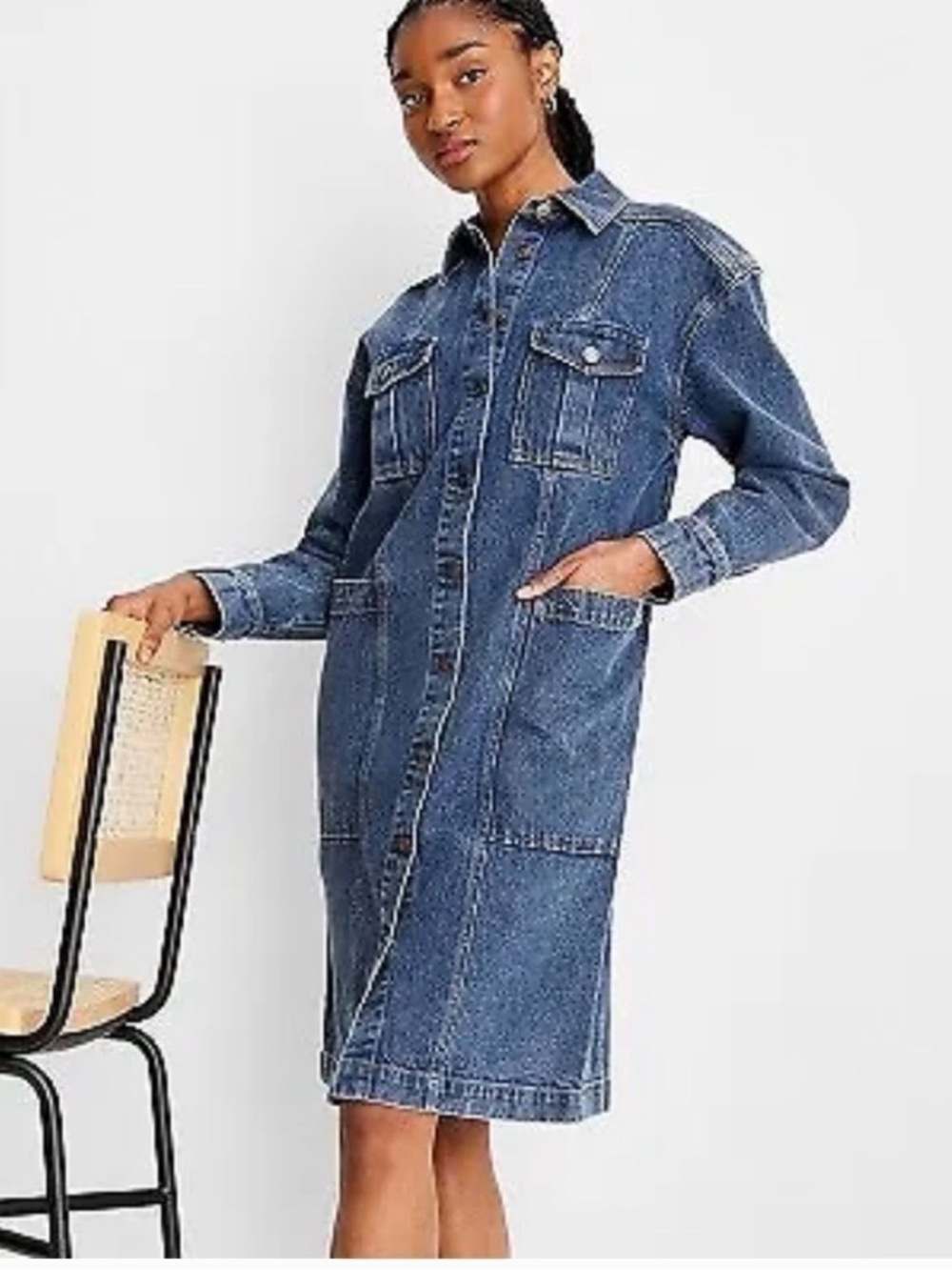 NEW FUTURE COLLECTIVE DRESS-COAT // MED